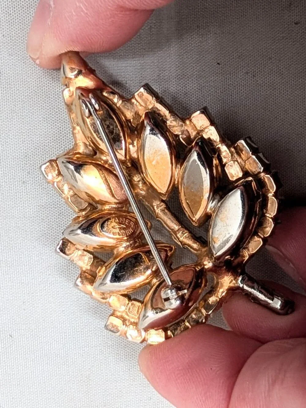 Kramar 1950s goldtone
